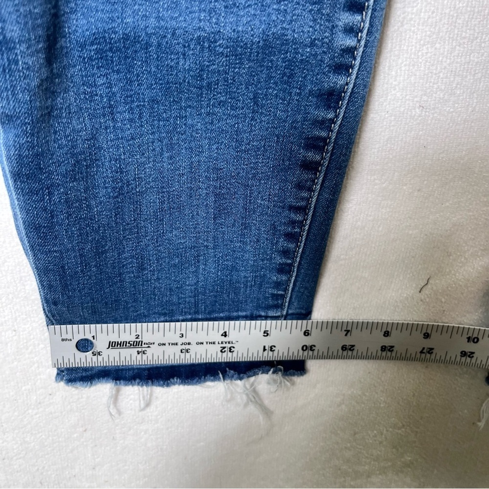 KanCan Distressed Cropped Jeans Womens 9/28 Blue Denim Stretch‎ Cute 2651 - Picture 7 of 9